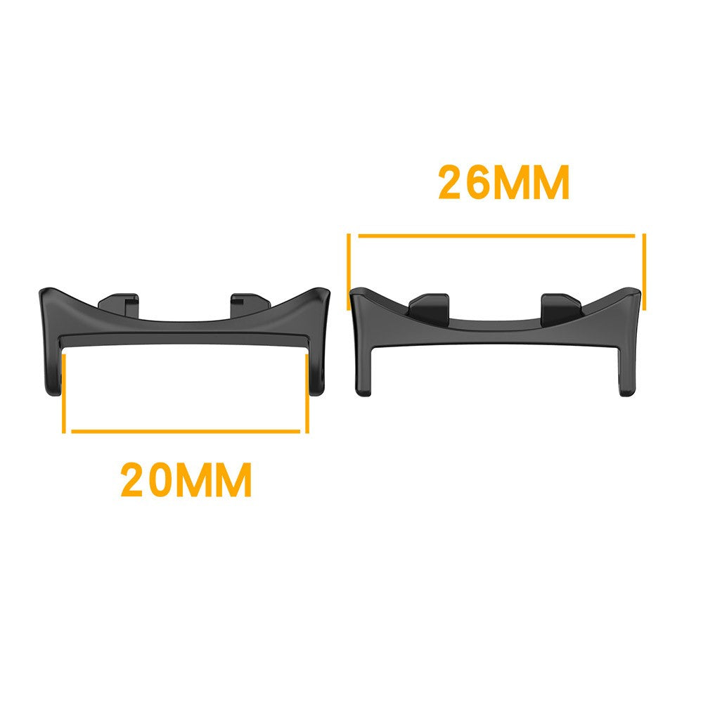 1 Pair 20mm Metal Adapter for Honor Watch GS 5 Quick Release Watch Band Connector