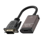 Thunderbolt 3/4/5-kompatibel USB-C till VGA-konverterare 1080P/60Hz HD-videoadapterkabel för skärm, projektor, TV-skärm