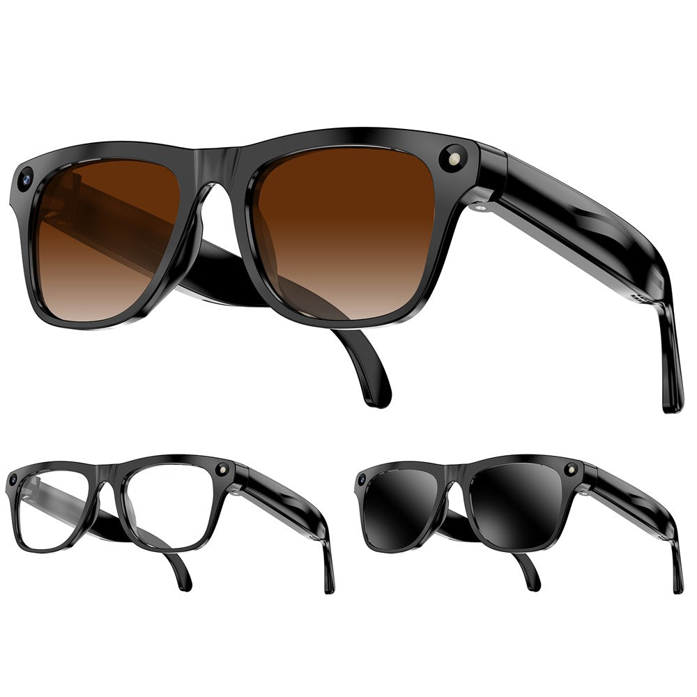 xk one pro AI Smart Glasses 8MP HD-kamera Bluetooth-kompatibel opkald stemmeoversættelse optagelse briller