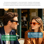 xk one pro AI Smart Glasses 8MP HD-kamera Bluetooth-kompatibel opkald stemmeoversættelse optagelse briller