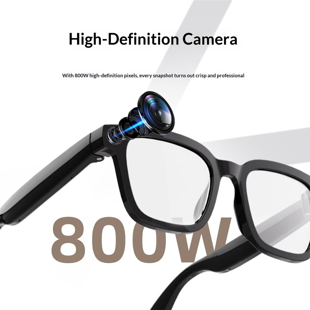 V03Pro AI Smart Glasses 800W Camera 1200P Video Bluetooth-compatible 5.3 Open Ear Music Eyeglasses