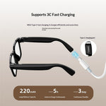 V03Pro AI Smart Glasses 800W Camera 1200P Video Bluetooth-compatible 5.3 Open Ear Music Eyeglasses