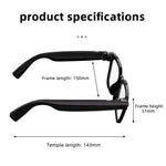 V03Pro AI Smart Glasses 800W Camera 1200P Video Bluetooth-compatible 5.3 Open Ear Music Eyeglasses