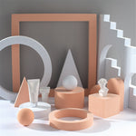 4Pcs/Set Ladder & Arch Table Ornament Jewelry Cosmetics Shooting Background Geometric Photography Prop