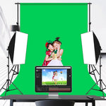 PULUZ PU5209 1x2m 120g Thick Background for Photo Studio Green Screen Chroma Key Photography Backdrop