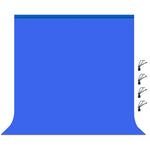 PULUZ PU5207 2x2m til fotostudie Green Screen Chroma Key Fotobaggrund 120g Tyk baggrund