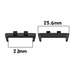 1 par urremforbinder til Oppo Watch 3 Pro, metalforbindelsesadapter passer til 22 mm urrem