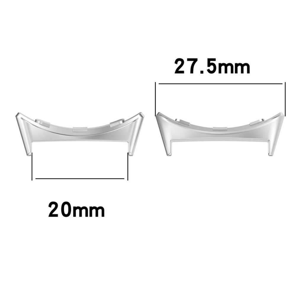 1 Pair 316 Stainless Steel Watch Band Adapter for Google Pixel Watch 4 41mm / Watch 3 41mm / Pixel Watch Strap Connector Accessory Fits 20mm Strap