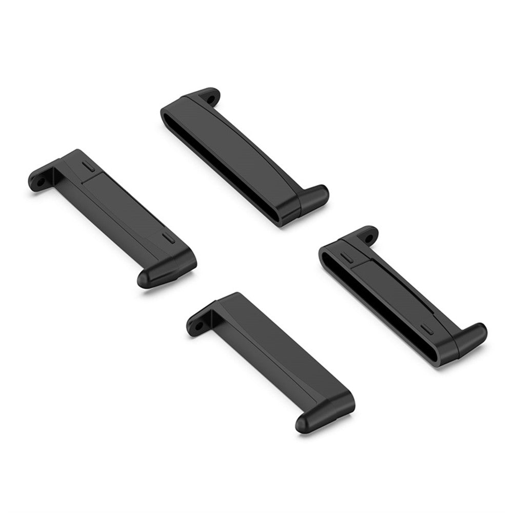 1 Pair Watch Band Adapter for Fitbit Versa 4 / 3 / Fitbit Sense / Sense 2, Watch Strap Metal Connector Replacement