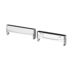 1 Pair For Fitbit Versa 4 / 3 / Fitbit Sense / Sense 2 Metal Watch Band Adapter Watch Strap Connector Accessory