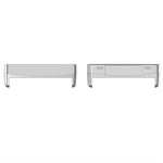 1 Pair For Fitbit Versa 4 / 3 / Fitbit Sense / Sense 2 Metal Watch Band Adapter Watch Strap Connector Accessory