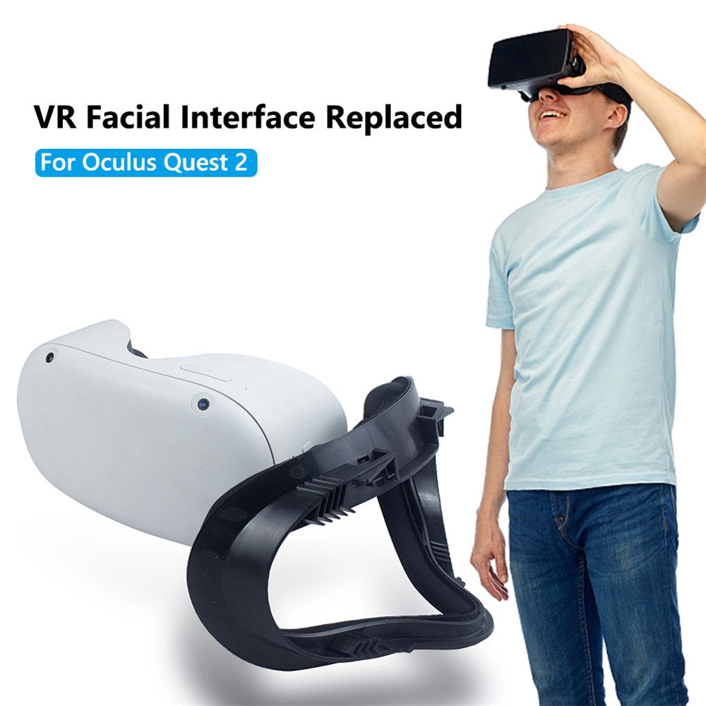 For Oculus Quest 2 Light Blocking VR Facial Interface Replacement Face Pad Anti-sweat Eye Mask Cover VR Glasses Accessories
