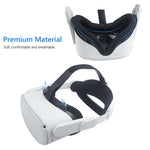 For Oculus Quest 2 Light Blocking VR Facial Interface Replacement Face Pad Anti-sweat Eye Mask Cover VR Glasses Accessories