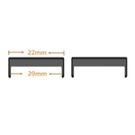 1 Pair Metal Connector Set Universal 22mm to 20mm Spring Bars Connector Watchband Adapter