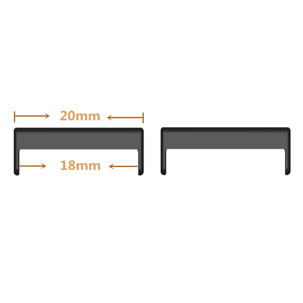 1 Par Remforbinder Universal 20 mm til 18 mm Metal Urremadapter Tilbehør