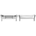 1 Pair for Honor Watch 4 (TMA-L19) Stainless Steel 20mm Connector Watch Strap Adapter