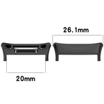 1 Pair for Honor Watch 4 (TMA-L19) Stainless Steel 20mm Connector Watch Strap Adapter