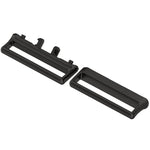 1 par til Samsung Galaxy Fit3 (SM-R390) 18 mm urrem mellemstik metaladapter