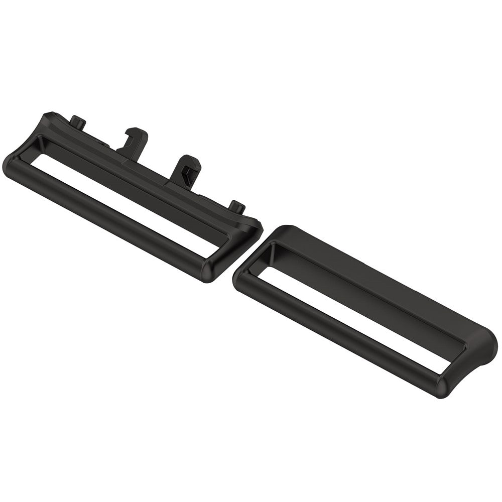 1 par til Samsung Galaxy Fit3 (SM-R390) 18 mm urrem mellemstik metaladapter