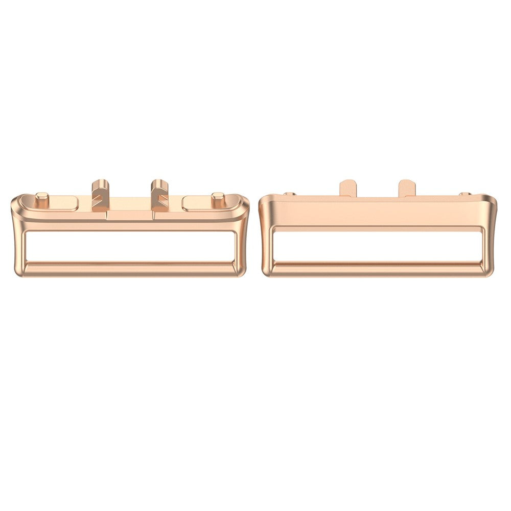 1 par medium-forbindere til Samsung Galaxy Fit3 (SM-R390) 18 mm urbånds-metaladapter