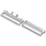 1 Pair Link Adapter for Samsung Galaxy Fit3 (SM-R390) 18mm Watch Strap Metal Medium Connector