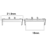 1 Pair Connector for Samsung Galaxy Fit3 (SM-R390) 18mm Watch Strap Metal Adapter