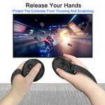 1 par til Meta Quest 3 / 3S håndtag controller cover VR håndgreb etui let at udskifte batteri