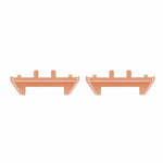 1 Pair For Samsung Galaxy Fit3 Watch Strap Metal Connector 12mm Wrist Band Adapter