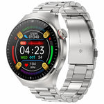 TK26 1,43-tommer AMOLED-skærm Puls Søvnmonitor Bluetooth-kompatibelt Opkald Smartwatch, Stålrem