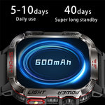 HT29 Banknote Detection Flashlight Compass Altitude Test Smart Watch Health Monitoring Waterproof Sports Watch