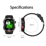 HT29 Banknote Detection Flashlight Compass Altitude Test Smart Watch Health Monitoring Waterproof Sports Watch
