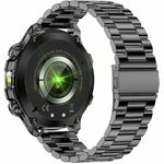 AK75 Steel Strap Smart Watch Bluetooth-compatible Call Waterproof Health Monitoring Sports Watch