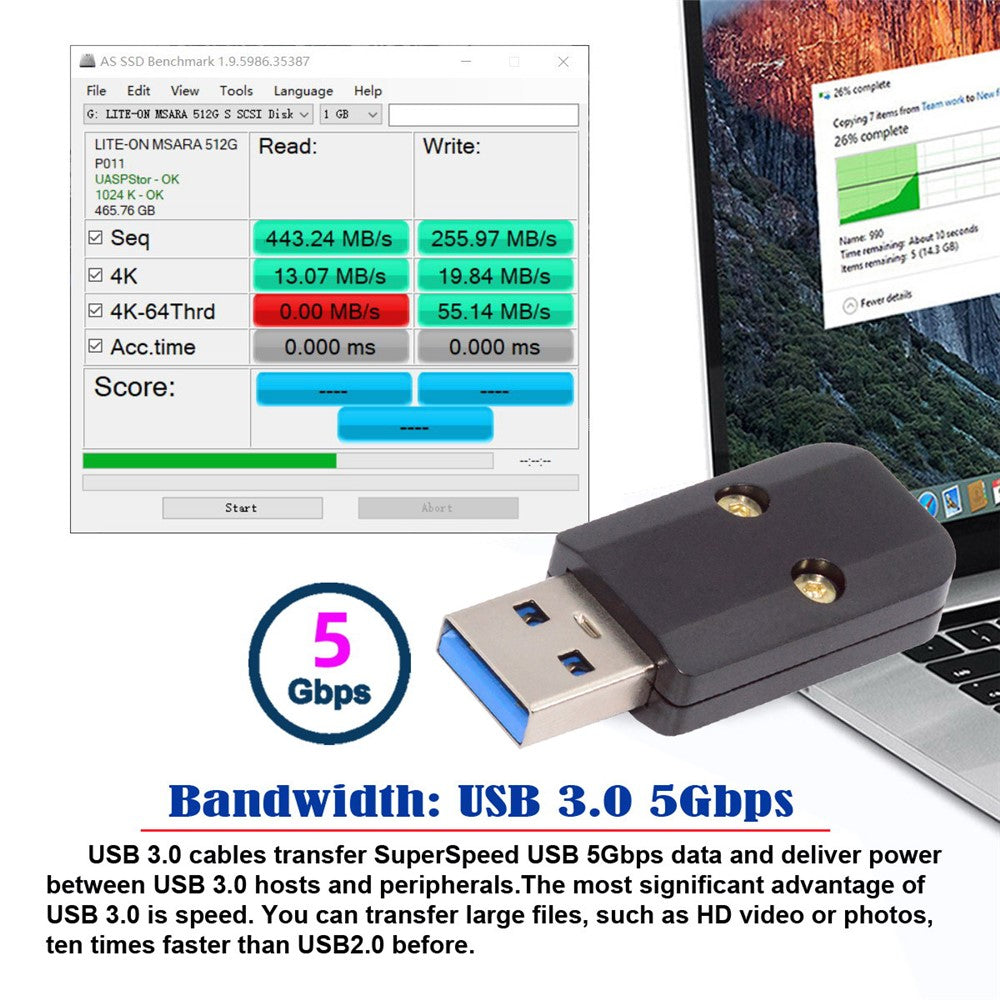 CN-024-MA Solder Type USB 3.0 Type-A Male Plug Connector with Aluminum Alloy Shell for 6.0mm Cable