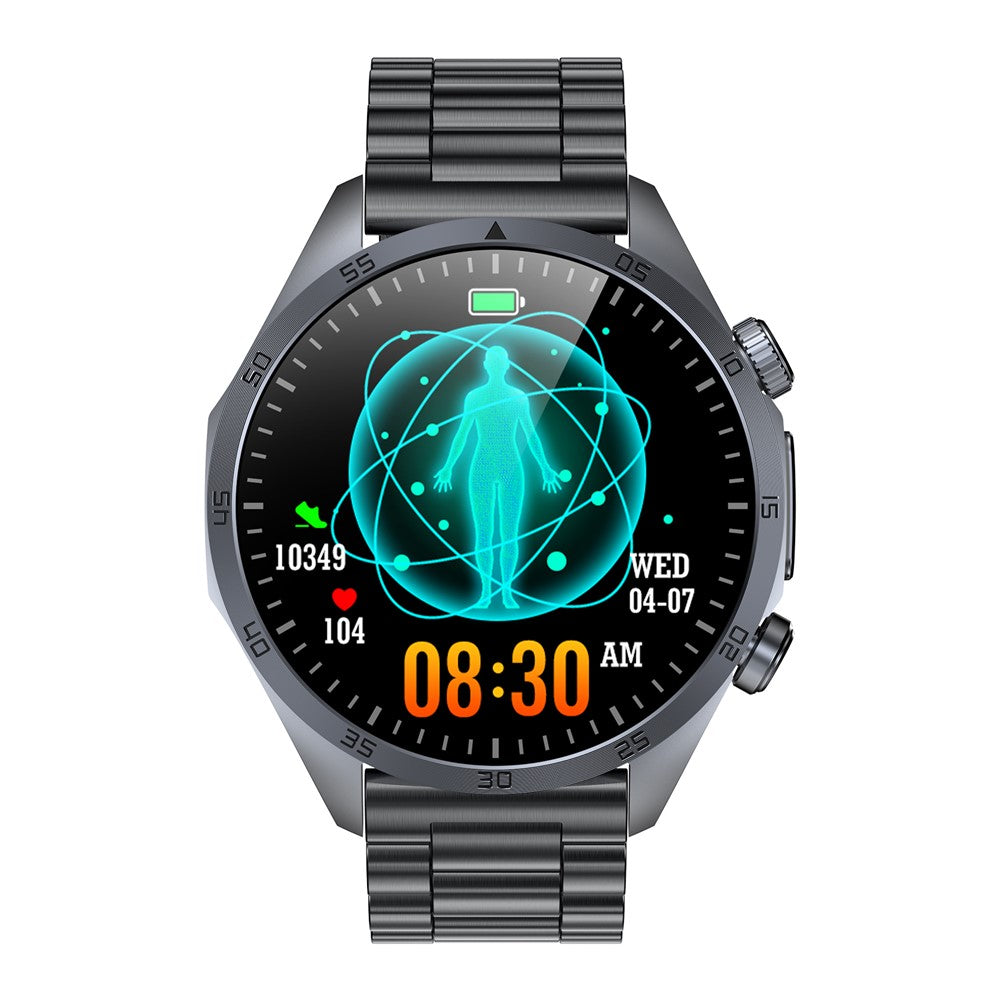 TK29 Stålarmband AMOLED-skärm Smartklocka Sömnhälsoövervakning Sportklocka