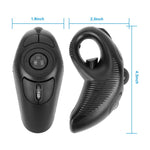 Y-10W Wireless USB Handheld Finger Trackball Mouse with Laser Pointer for Left / Right Hand (No Battery)