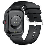 HK80 Smartklocka AMOLED Böjd Skärm Bluetooth-kompatibel Samtalshälsomonitor NFC Vattentät Fitnesstracker Klocka