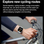 HK80 Smartklocka AMOLED Böjd Skärm Bluetooth-kompatibel Samtalshälsomonitor NFC Vattentät Fitnesstracker Klocka