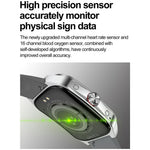HK80 Smartklocka AMOLED Böjd Skärm Bluetooth-kompatibel Samtalshälsomonitor NFC Vattentät Fitnesstracker Klocka