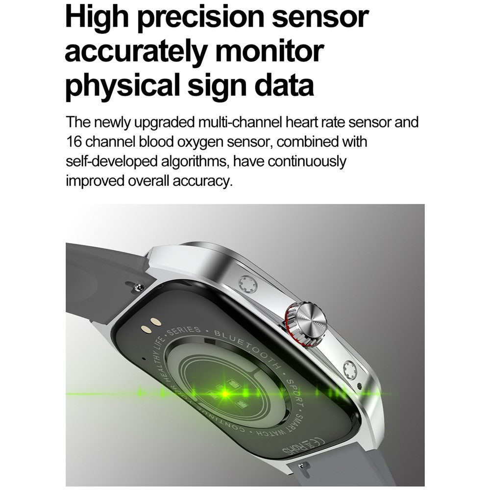HK80 Smartklocka AMOLED Böjd Skärm Bluetooth-kompatibel Samtalshälsomonitor NFC Vattentät Fitnesstracker Klocka