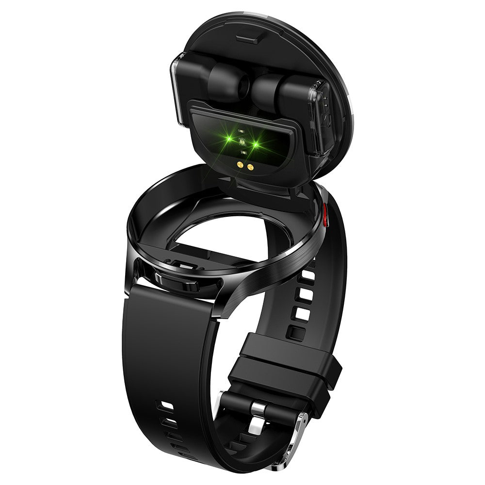 T97 2-in-1 Smart Watch with Wireless Earbuds Bluetooth-Compatible Call Health Monitoring Sports Waterproof Watch