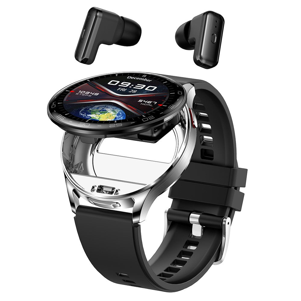 T97 2-in-1 Smart Watch with Wireless Earbuds Bluetooth-Compatible Call Health Monitoring Sports Waterproof Watch