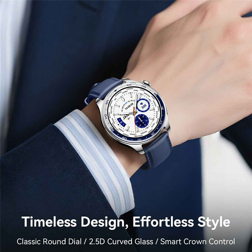 JOYROOM JR-FC3 Bluetooth-kompatibelt smartwatch til opkald, 1,43 tommers AMOLED-ur med sundhedsovervågning