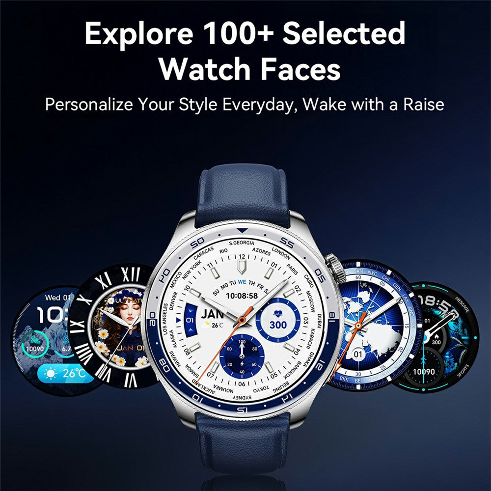 JOYROOM JR-FC3 Bluetooth-kompatibelt smartwatch til opkald, 1,43 tommers AMOLED-ur med sundhedsovervågning