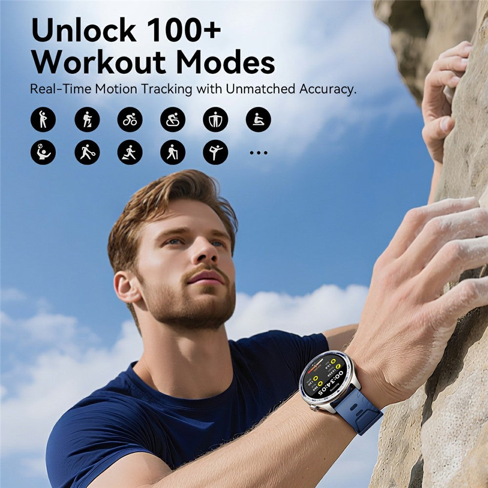 JOYROOM JR-FC3 Bluetooth-kompatibelt smartwatch til opkald, 1,43 tommers AMOLED-ur med sundhedsovervågning