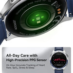 JOYROOM JR-FC3 Bluetooth-kompatibelt smartwatch til opkald, 1,43 tommers AMOLED-ur med sundhedsovervågning