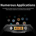 HD300pro 1.43 Inch AMOLED Screen Smart Sports Watch Fitness Tracker with 5 Satellite Positioning Offline Map Navigation