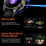 HD300pro 1.43 Inch AMOLED Screen Smart Sports Watch Fitness Tracker with 5 Satellite Positioning Offline Map Navigation