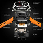 HD300pro 1.43 Inch AMOLED Screen Smart Sports Watch Fitness Tracker with 5 Satellite Positioning Offline Map Navigation