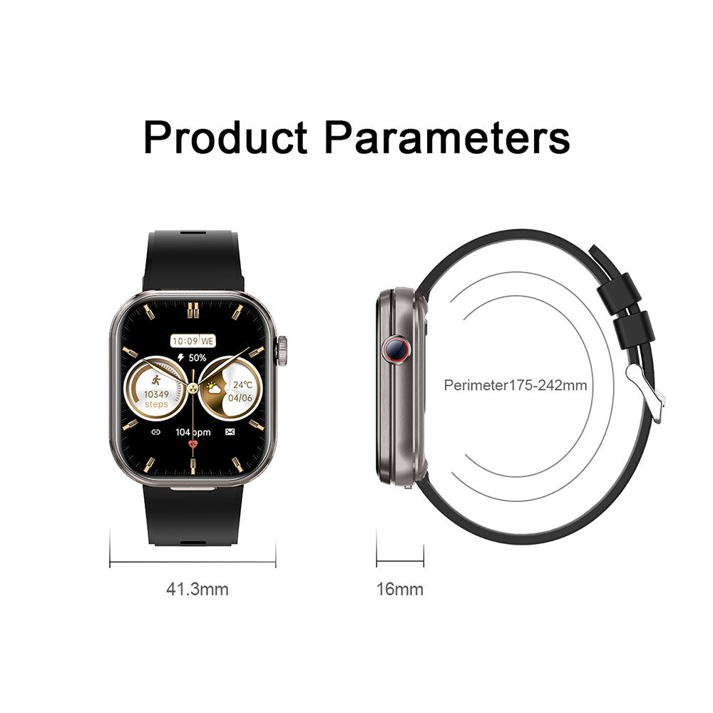 T99 Smartklocka 2 i 1 TWS Hörlurar Bluetooth-kompatibla Samtal Puls Blodtrycksmätare Armbandsur