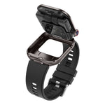 T99 Smartklocka 2 i 1 TWS Hörlurar Bluetooth-kompatibla Samtal Puls Blodtrycksmätare Armbandsur